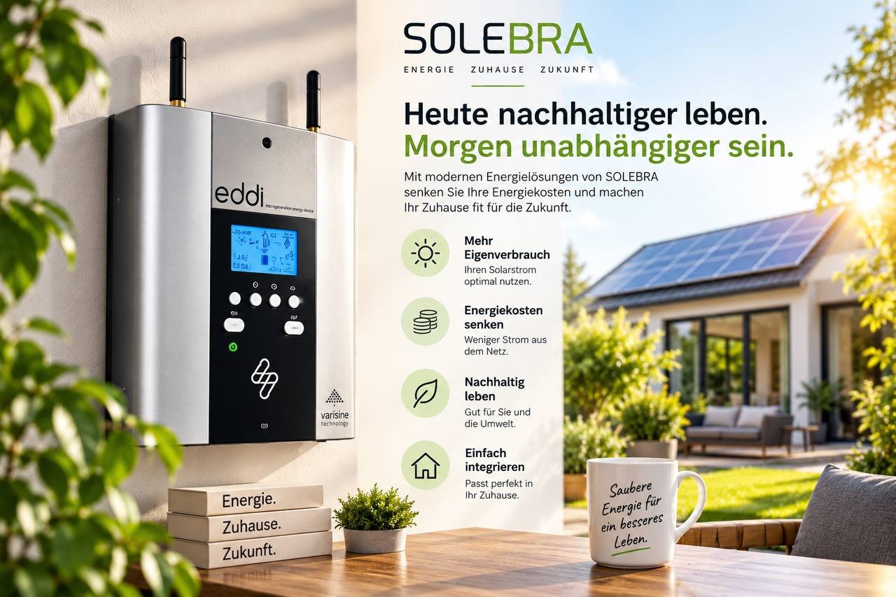 Moderne Energielösung für ein energieeffizientes Zuhause